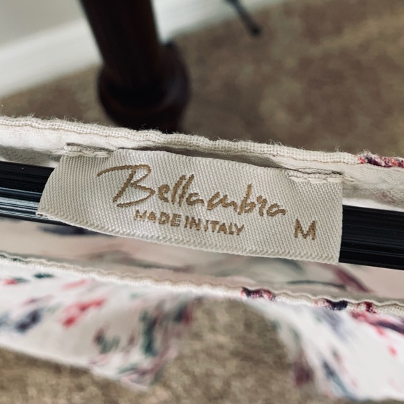 Bellambia | Italian Linen Floral Top - Picture 5 of 6